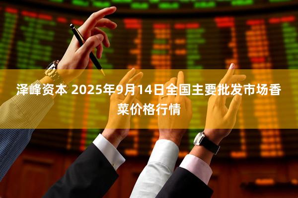 泽峰资本 2025年9月14日全国主要批发市场香菜价格行情